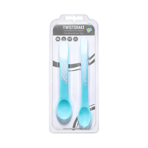Twistshake Feeding Spoon Set - Blue Pastel