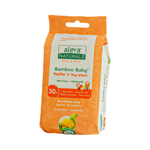 Aleva Naturals Bamboo Baby Pacifier & Toy Wipes