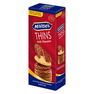 McVitie's Digestive Thins Milk Chocolate Biscuits