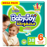 BabyJoy Compressed Diamond Size 6 XXL Diapers - (16-25 kg)