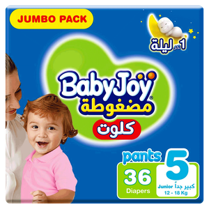 BabyJoy Compressed Diamond Size 5 Pants Diapers - (12-18 kg)
