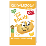 Kiddylicious Banana Soft Biscotti - (7+ Months)
