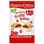 Kiddylicious Strawberry Fruity Bakes - (12+ Months)