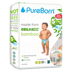 PureBorn Size 5 Eco Organic NewBorn Nappies - (11-18 kg)