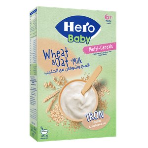 Hero Baby Cereals Wheat & Oat With Milk