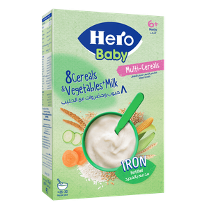 Hero Baby 8 Cereals & Vegetables With Milk