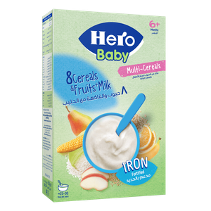 Hero Baby 8 Cereals & Fruits With Milk