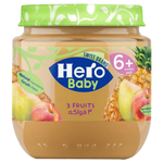 Hero Baby Pear with Peach & Banana Food - 6+ Months
