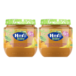 Hero Baby Banana With Mandarin & Pear Food