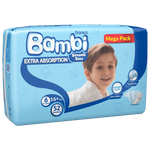 Sanita Bambi Size 6 XX-Large Diapers - (+16 kg)