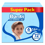 Sanita Bambi Size 6 XX-Large Diapers - (+16 kg)