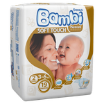 Sanita Bambi Size 2 Small Diapers - (3-6 kg)