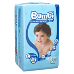 حفاضات للأطفال مقاس 4+ بحجم كبير من سانيتا بامبي (18-10 كجم)