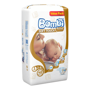 Sanita Bambi Size 1 Newborn Diapers - (2-4 kg)