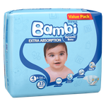 Sanita Bambi Size 4 Large Diapers - (8-16 kg)