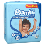 Sanita Bambi Size 5 X-Large Diapers - (12-22 kg)