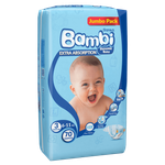 Sanita Bambi Size 3 Medium Diapers - (6-11 kg)