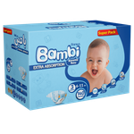 حفاضات للأطفال مقاس 3 بحجم متوسط من سانيتا بامبي (6-11 كجم)