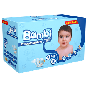 Sanita Bambi Size 4 Large Diapers - (8-16 kg)