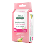 Aleva Naturals Bamboo Hand & Face Wipes