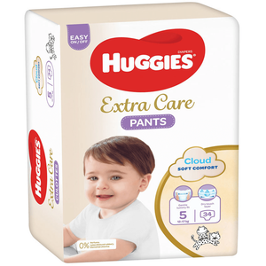 Huggies Size 5 Extra Care Pant Diapers - (12-17 kg)