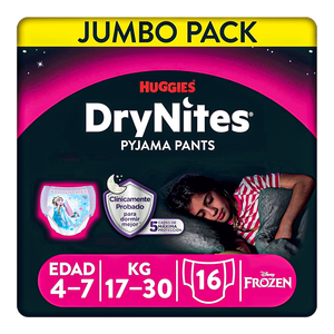 Huggies Girl DryNites Pyjama Pants - (4-7 Years)
