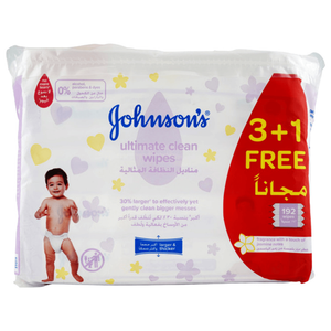 Johnson's Ultimate Clean Baby Wipes