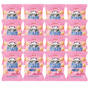 Meiji Hello Panda Strawberry Biscuits