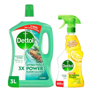 منظف متعدد الإستخدامات بالصنوبر مع بخاخ بالليمون من ديتول