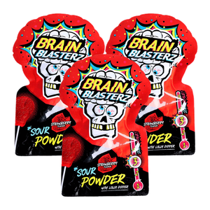 البودرة الحامضة مع مصاصة من براين بلاسترز