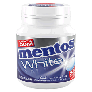 Mentos White Peppermint Chewy Gum