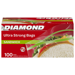 Diamond Biodegradable Sandwich Bags
