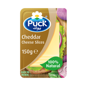 Puck Cheddar Cheese Slices