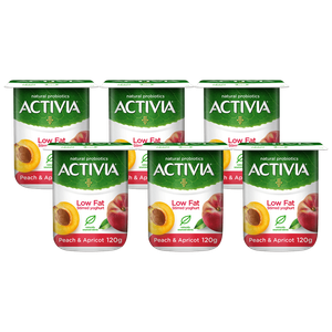 Activia Low Fat Peach & Apricot Yoghurt