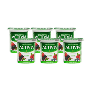 زبادي مخفوق بالتوت المشكل من أكتيفيا