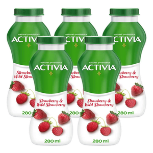 Activia Go Yoghurt With Strawberry & Wild Strawberry Drink