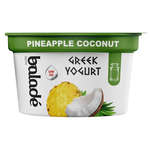 زبادي يوناني قليل الدسم بالأناناس والجوز الهند من بلدي