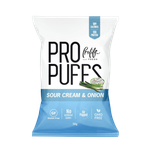 ذرة منفوخة بنكهة الكريمة الحامضة و البصل من برولايف