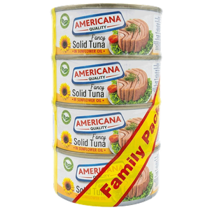 Americana White Tuna Meat In Sunflower Oil