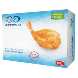 Danah Frozen Jumbo Breaded Super Butterfly Shrimps