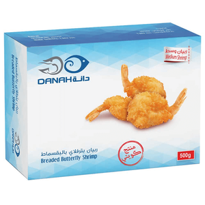 Danah Frozen Medium Breaded Butterfly Shrimps