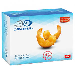 Danah Frozen Large Torpedo Breaded Shrimps