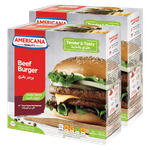 Americana Frozen Arabic Spices Beef Burger