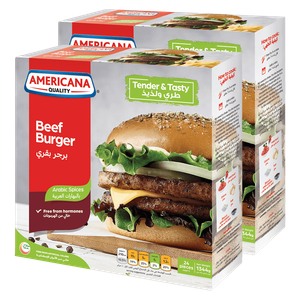 Americana Frozen Arabic Spices Beef Burger