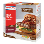 Americana Frozen Barbeque Beef Burger