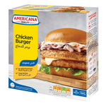 Americana Frozen Unbreaded Chicken Burger