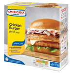 Americana Frozen Unbreaded Chicken Burger