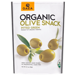 Gaea Organic Pitted Green Olives Snack