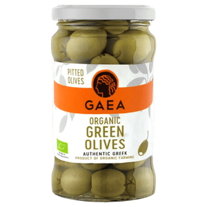 Gaea Organic Pitted Green Olives