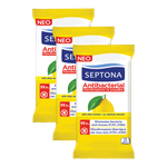 Septona Refreshing Anti-bacterial Lemon Wet Wipes